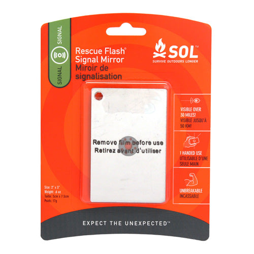 SOL Resc Flsh Mirror Pkgd