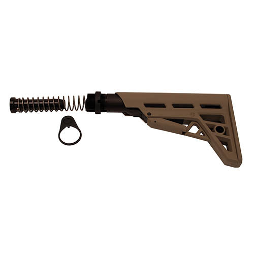AR-15 TactLiteAdjMilStk w/MilBTAssmblyFDE