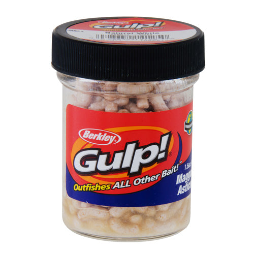 GMG-WH GULP EXTRUDED MAGGOT NAT WHITE 45