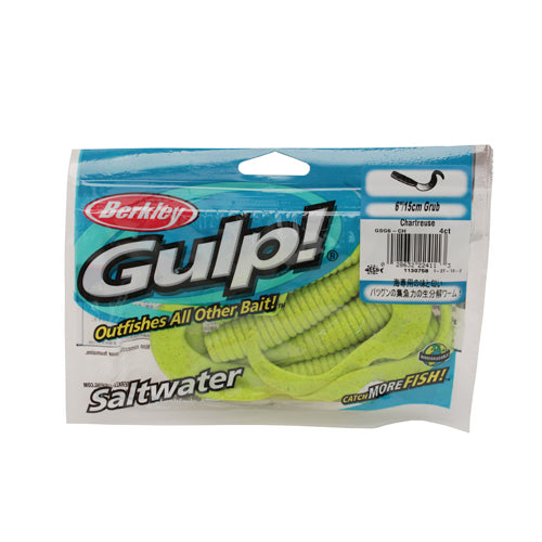 GSG6-CH SW GULP GRUB 6IN CHARTREUSE 69