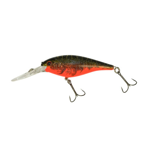 FFSH7M-RT FLCKR SHAD MED 7CM RED TIGER