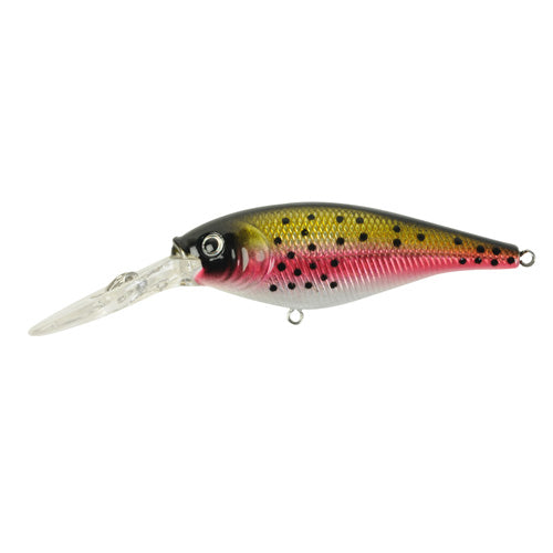 FFSH7M-RBT FLCKR SHAD MED 7CM RNBW TRT