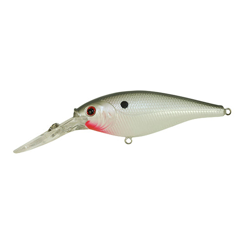 FFSH4M-PW FLCKR SHAD MED 4CM PEARL WHITE