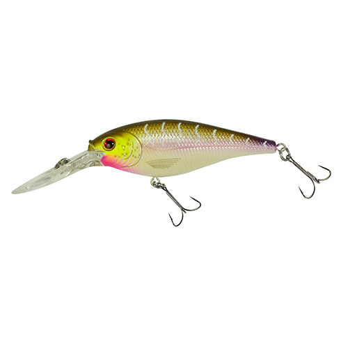 FFSH6M-PT FLCKR SHAD MED 6CM PRPLE TIGER