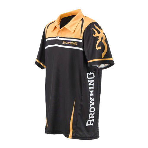 Sht,Ss Shtg Polo Gold/Black,S