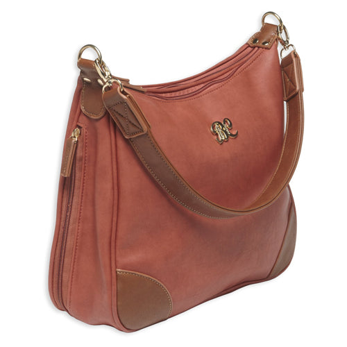Hobo Style Purse w/Holster Brick Red/Tan