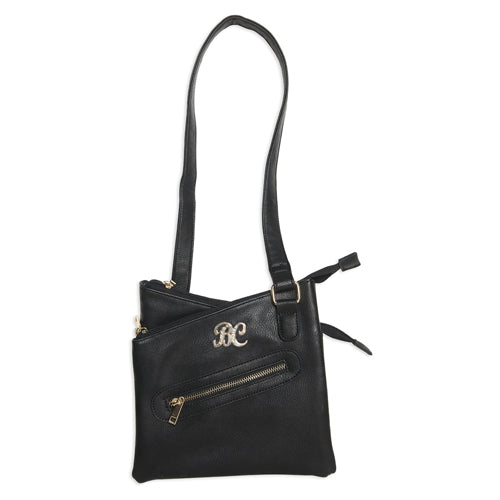 Cross Body Style Purse w/Holster Blk