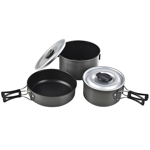Ridge Hard Anodized Cookset, Med