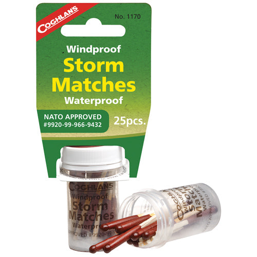 Wind/Water-Proof Storm Matches