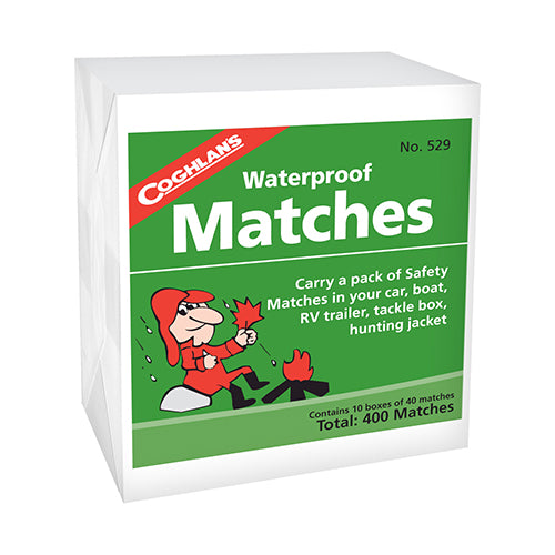 Waterproof Matches, 10 box pack