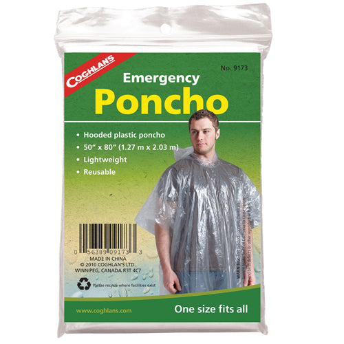 Emergency Poncho - Clear