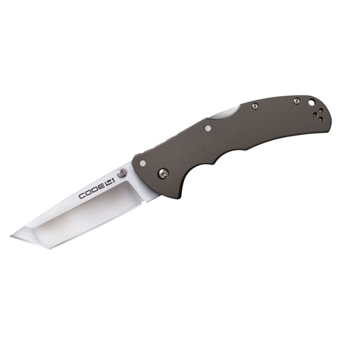 Code 4 Tanto pt. Plain Edge  (XHP Steel)