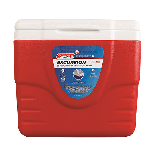 Cooler 9QT Excrsn Red No Tray Glbl C004