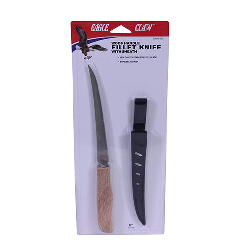 Wood Handle Fillet Knife 6