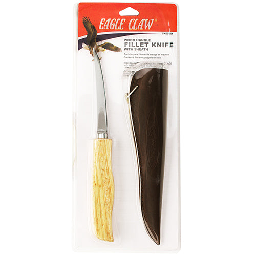 Wood Handle Fillet Knife-4