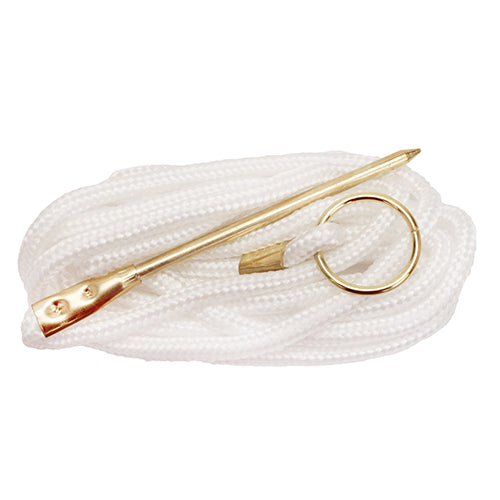 12' Braided Nylon Stringer Wht 1pc