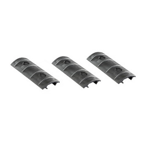 FullLong Rail Covers 3pk 15Slot Blk