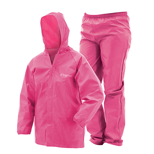 Youth Ultra Lite Rainsuit Pink SM