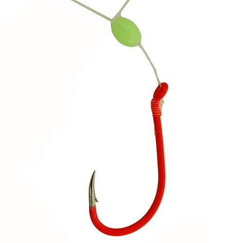 Walleye Snell F-Red 6-08, 5 Hooks P/P