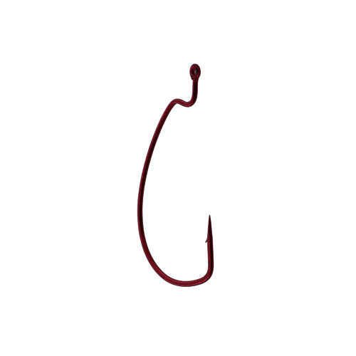 Offset Shank Worm Ewg Red 3/0,5 Hooks P/P