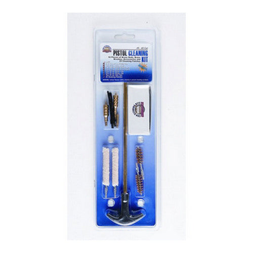 11 Pc Pistol Cleaning Kit, 40-45 Caliber