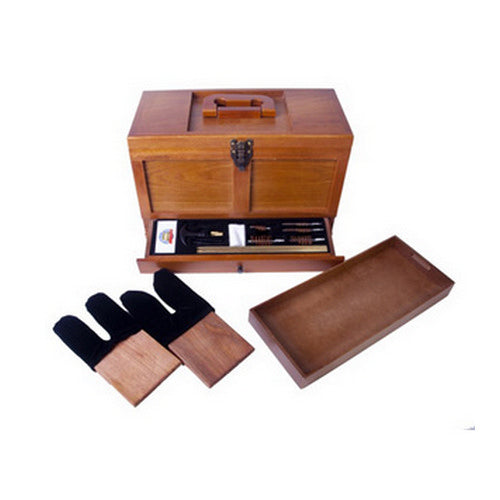 GunMaster Wooden Toolbox w/ 17 Pc Uni GCK