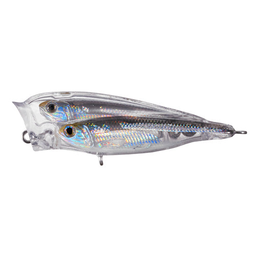 GM Juvenile Baitball Popper,slvr/smoke,#4