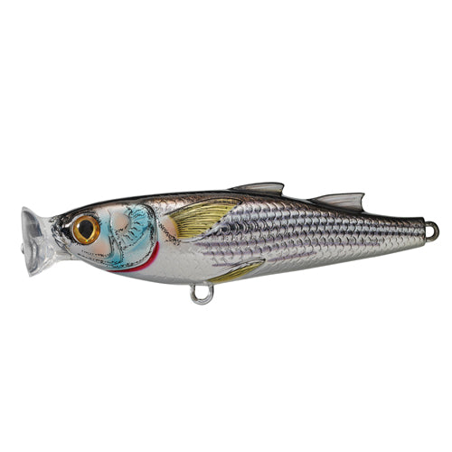 Mullet Popper,silver/black,#1
