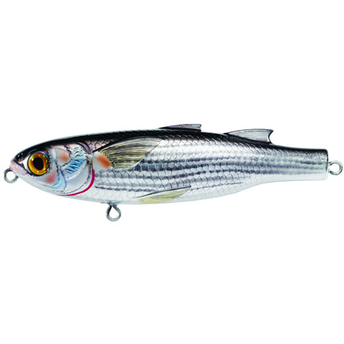 Mullet Walking Bait,silver/black,#2