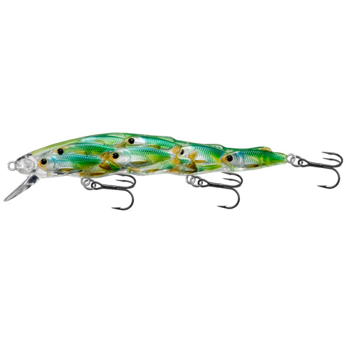 Yearling BB Jerkbait,blu/chrtruse shad,#6