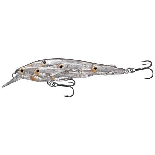 Yearling Baitball Jerkbait,pearl/nturl,#4