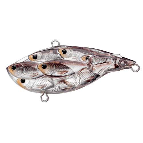 Yearling Baitball Rattlebait,Slvr/Blk,#,6