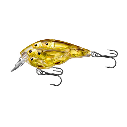 Yearling Baitball Squarebill,gold/Blk,#4