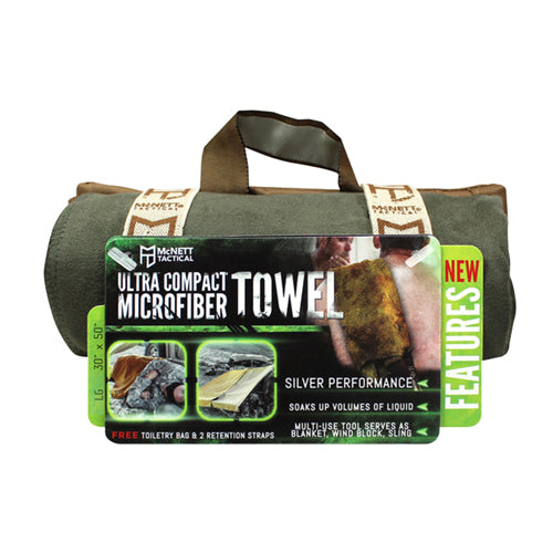 OutGo Microfiber Towel Lg OD Green