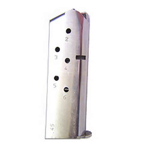 1911 Officer .45 ACP 6 Std Nickel