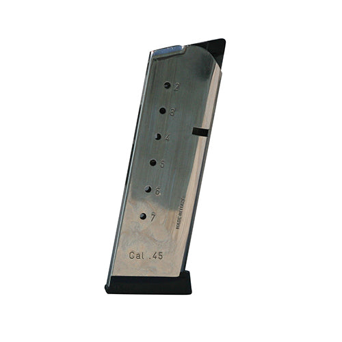 OFFICER,.45 ACP,Nickel,7rd High Cap