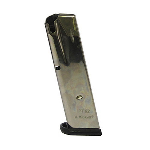 Taurus PT92/99 9 mm 15 Std Nickel