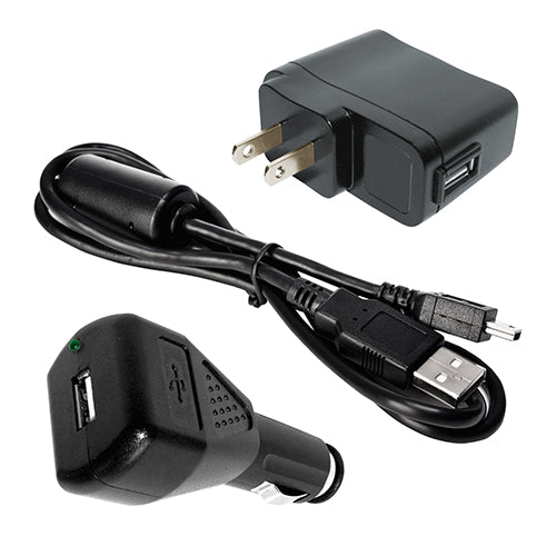 ActionCamAccValuePack w/AC/DC Charger/USB