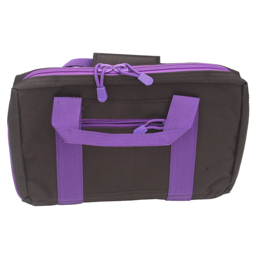 Vism Discreet Pistol Case-Blk w/Purple