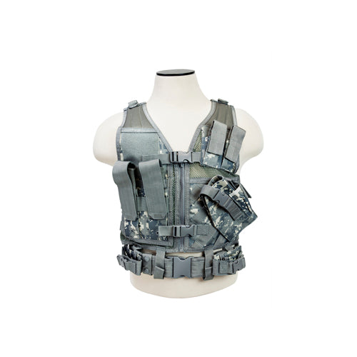 Tactical Vest Childrens/Digital Camo XS-S