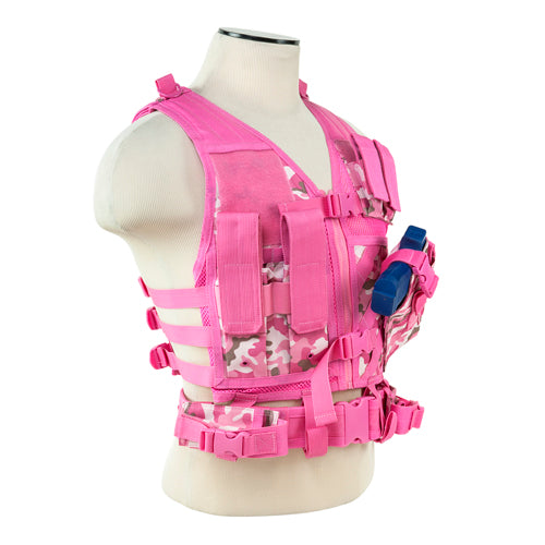 Vism Tactical Vest/Pink Camo Xs-S