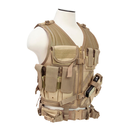 Tactical Vest/Tan XL-XXL+