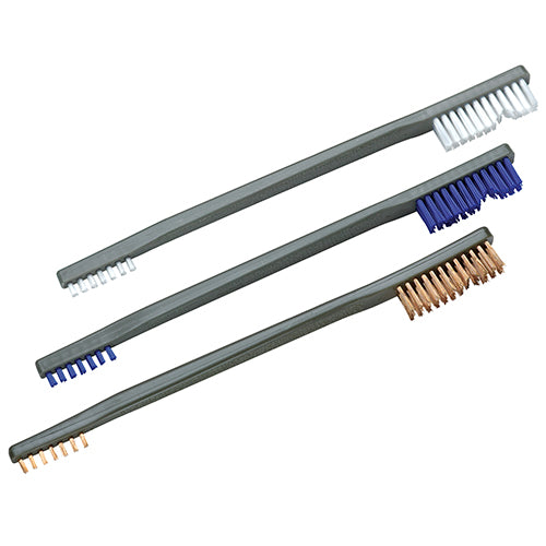 3pk A/P Brush ( Nylon, Blu Nylon, Brnz)