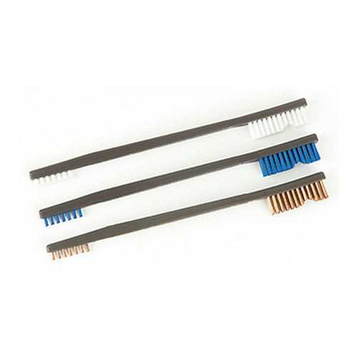 9pk A/P Brush (3ea Nylon, Brnz,Stl)