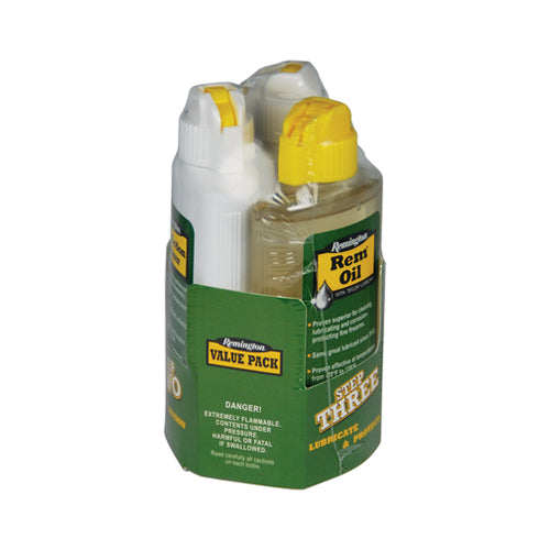 Rem Oil, Brite Bore,Action Clnr,(3) 2 oz.