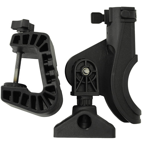 Baitcaster Rod Hldr w/0449 Clamp Mnt,Blk