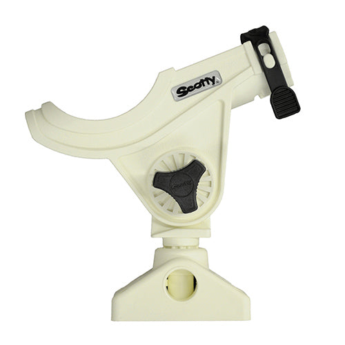 Baitcaster/Spng Rod Hldr,Wht,0241 Side/DM
