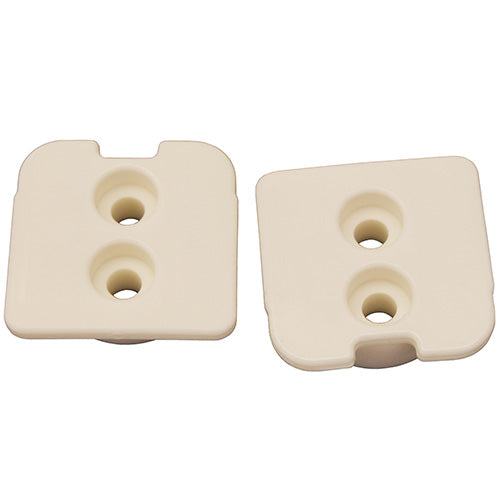 Bulkhead/Gunnl Mnt Only fr Cup Hldr,Wht,2