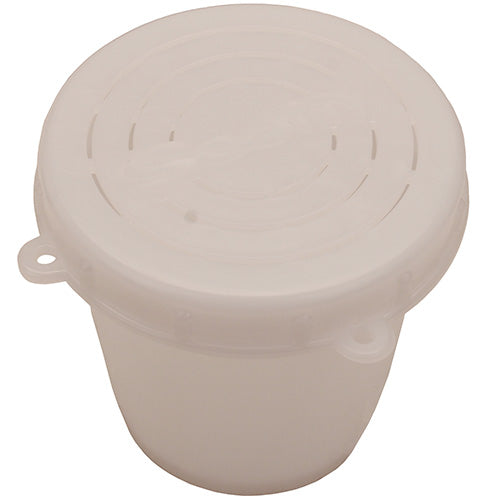 Crab Diner Bait Jar c/w Lid,1/2 Litre,Wht