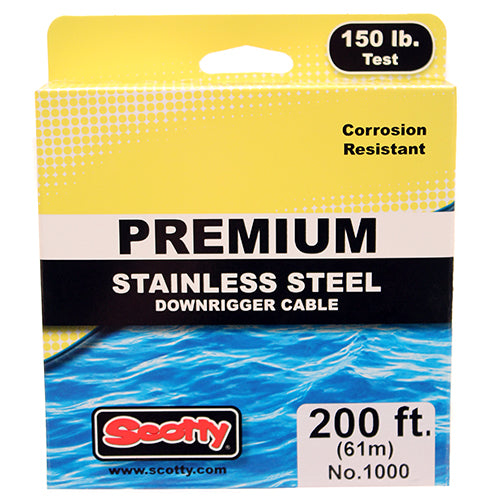 Premium SS Rplcmnt Dwnrgr Cbl,200ft spool